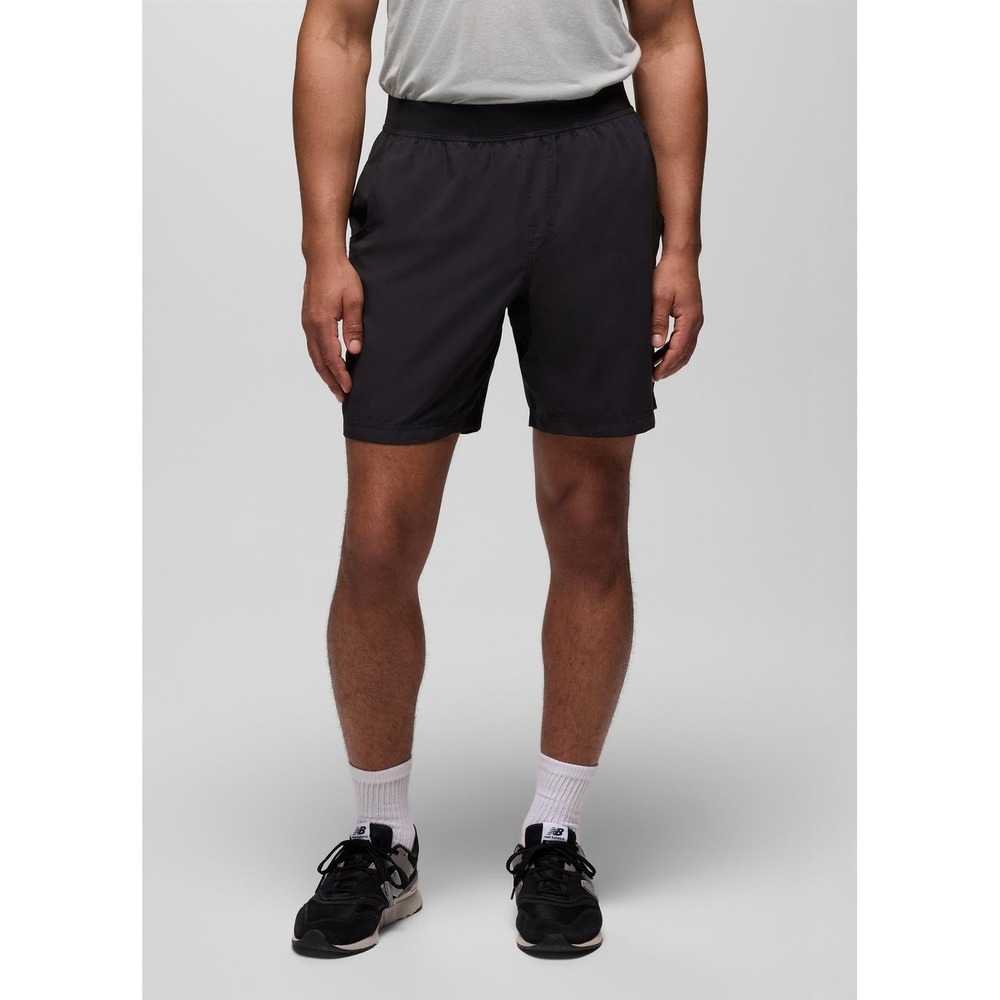 Prana Mojo Shorts Mens Medium Black Recycled Polyester Yoga Climbing M3MOJO110